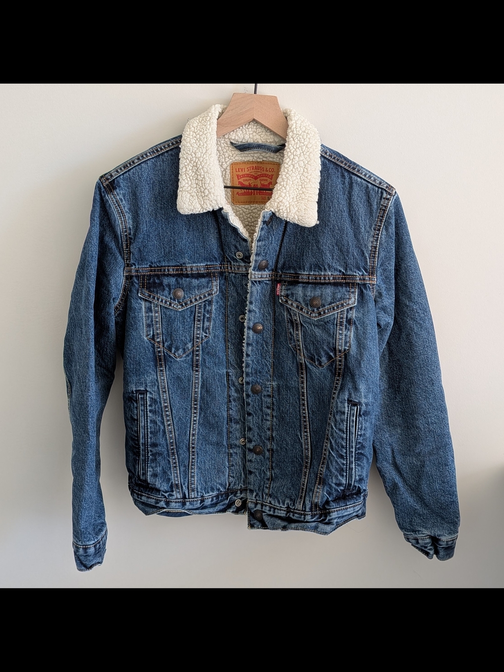 Levi's Sherpa Lined Denim Trucker Jacket